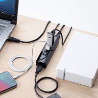 USBハブ　USB3.2Gen1　USB3.2Gen1×7　USBポート　400-HUB070BK　サンワサプライ　1個（直送品）