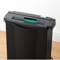 サンワダイレクト 電動シュレッダー(家庭用・ストレートカット・6枚細断・連続2分使用・カード対応) 400-PSD012 1台（直送品）