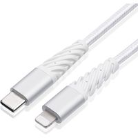 Lightningケーブル　1m　PD充電対応（100W）　500-IPLM025W　サンワサプライ　1本（直送品）