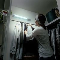 サンワダイレクト センサーLEDライト（USB充電式・人感センサー・大型・マグネット・LEDライト・90ルーメン） 800-LED019 1個（直送品）