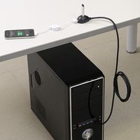 サンワダイレクト USB3.0延長ケーブル（1.8m・充電専用ポート付・テザー撮影） 500-USB018 1個（直送品）