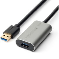 サンワダイレクト USB3.0延長ケーブル（5m・リピーターケーブル・アクティブタイプ・テザー撮影） 500-USB046 1個（直送品）