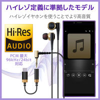 エレコム Type-C-4極φ3.5mmステレオミニプラグ変換ケーブル/高耐久/ハイレゾ/DAC搭載/ブラック AD-C35SDBK 1個 3