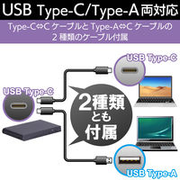 エレコム HDD SSDケース/2.5インチ/USB3.1 Gen2 Type-C LGB-PBSUC 1個 63（直送品）