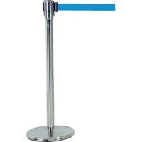 メタルテック パーテーションポールO型 青 O型BLUE 1セット（10個入）（直送品）