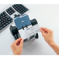 セキセイ ターボデックス 名刺400枚収納 ブラック TD-1400 1台