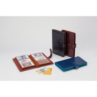 セキセイ ベルポストカードホルダー ヨコ入3段 カード名刺120枚収納 ブラウン BP-5720-40 1冊