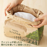 ティッシュペーパー 920組（1840枚）nepia krafco（クラフコ） 1個 王子ネピア  限定