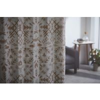 スミノエ SAANA JA OLLI（サーナヤオッリ） 遮光カーテン J1009 ザワイルドノースランド 幅1000×長さ1350mm ベージュ 1枚（直送品）