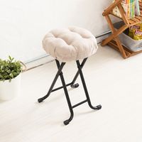 永井興産 丸椅子座面クッションカバー 幅300×奥行300×高さ60mm ベージュ NK-C11BE 1個（直送品）