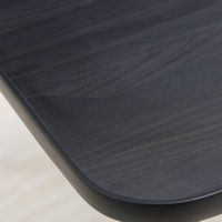 永井興産 ハウステーブル 幅750×奥行500×高さ295mm ブラック NK-75BK-4 1セット（4台入）（直送品）