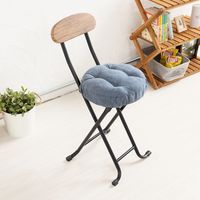 永井興産 丸椅子座面クッションカバー 幅300×奥行300×高さ60mm ブルー NK-C11BL-2 1セット（2個入）（直送品）