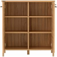 佐藤産業 LAFIKA（ラフィカ） キッチンキャビネット 幅854×奥行400×高さ900mm ナチュラル LF90-90C NA 1台（直送品）