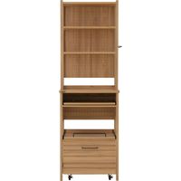 佐藤産業 LAFIKA（ラフィカ） レンジラック ハイタイプ 幅600×奥行400×高さ1800mm ナチュラル LF180-60LC NA 1台（直送品）