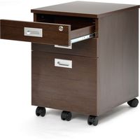 【車上渡し】アール・エフ・ヤマカワ ノルム 3段ワゴンロー 幅420×奥行500×高さ605mm ダーク RFCA-3LDB 1台（直送品）