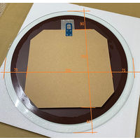 アルテジャパン ウォールミラー サークル 直径400m×厚み17mm クリア AI-603 1枚（直送品）