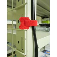 フローバル プロスタイルツール（PROSTYLE TOOL） マジックケーブルタイ 150mm 赤 FMGT-150R 1セット（10本×5）（直送品）