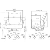 ハピラ RuGaTe(ルガテ) リッチメッシュチェア ブラック HPF0103-001BK 1脚（直送品）