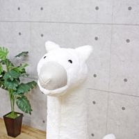 後藤家具物産 アニマルスツール アルパカ ビッグ ホワイト ST-11APBG 1脚（直送品）