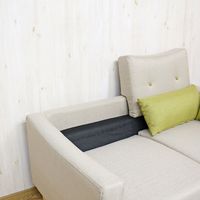 後藤家具物産 ソファ 2人掛け 背もたれ2段階調節 幅1250mm ベージュSO-UP-BE 1台（直送品）