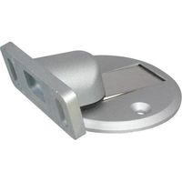 【建築金物】ハイロジック ドアストッパー メタルストッパー シルバー 72673 1パック（直送品）