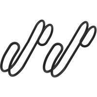 ハイロジック 横ブレ安定S字フック 小 65mm ブラック 95347 1パック(2本入) 00095347-001