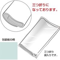 ササガワ 包装紙 スカイブルー 半才判 大容量500枚仕立 49-71107 1箱(500枚入)（直送品）