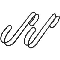 ハイロジック 横ブレ安定S字フック 大 145mm ブラック 95353 1パック(2本入) 00095353-001