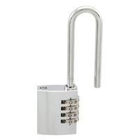 【南京錠】 ハイロジック ダイヤル錠 お好きな番号に変更できる 屋外でも使える 4段弦長文字合わせ GS-814 1パック