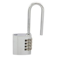 【南京錠】 ハイロジック ダイヤル錠 お好きな番号に変更できる 屋外でも使える 4段弦長文字合わせ GS-815 1パック