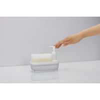 オーエ スマートホーム ディスペンサー スポンジホルダー付 ホワイト 51316 3個（直送品）