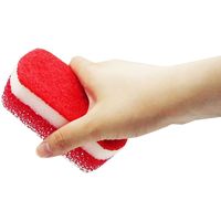 オーエ キッチンスポンジ スマートホーム トリプルスポンジ レッド 51201 20個（直送品）