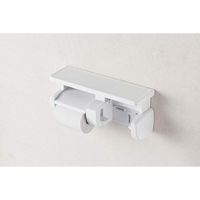 オーエ トイレットペーパーホルダー 2連式ペーパーホルダー 80411 2個（直送品）