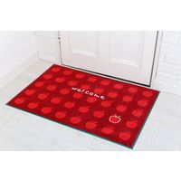 山崎産業 ホップマット リンゴがいっぱい #6 レッド 6635000006Y8R 1箱（1枚入）（直送品）