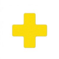 エスコ +型 マーカー(滑り止め付/黄/5枚) EA944SJ-22 1セット(15枚:5枚×3パック)（直送品）