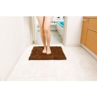 山崎産業 SUSU（スウスウ）抗菌ストロングWマイクロファイバーバスマット45×60CBR 4903180191017 1箱（1枚入）（直送品）