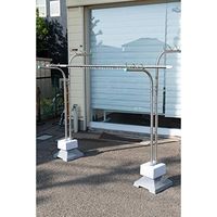 日本ハンガーボード U型ベースウエイト 10kg BW-10WHT 1セット(1個×2)