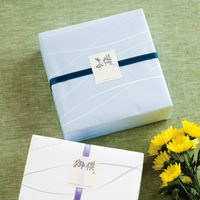 ヘッズ ウェーブ包装紙/グレーー1（50枚入）