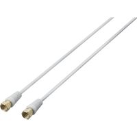 サン電子 TV接続ケーブルFF1m 2RF-K10WP 1本