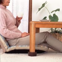 こたつの高さを上げる足ブラウン AKO04BR 旭電機化成 1セット（4個入）（直送品）