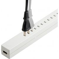 差し込みフリータップUSB付ホワイト1.5m H75015WHUSB2 ヤザワコーポレーション（直送品）