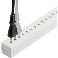 延長コード  電源タップ AC×8.5個口    1.5m ホワイト H85015WH2 YAZAWA 1個（直送品）