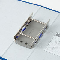 ライオン事務器 パイプ式F両開き環境No.763RK ブルー 11286 1冊