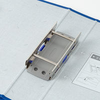 ライオン事務器 パイプ式F両開き環境No.753RK ブルー 11285 1冊