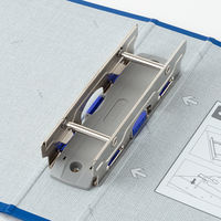 ライオン事務器 パイプ式F両開き環境No.732RK ブルー 11369 1冊