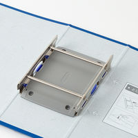 ライオン事務器 パイプ式F両開き環境No.7105RKブルー 11380 1冊