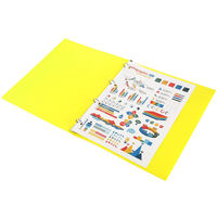 ライオン事務器 リングファイル RFー43S(Y) 12267 1冊