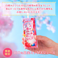 カゴメ 春のフルーツこれ一本 白桃＆さくらんぼブレンド 200ml 1箱（24本入）