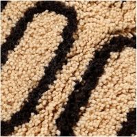 ジャーナル スタンダード ファニチャー STAMP RUG （JSF） スタンプラグ 直径730mm ベージュ 1台（直送品）