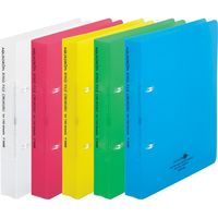 リヒトラブ AQUA DROPs リングファイル<ツイストリングオルクル> A5S 2穴 青 150枚収容 F-5008-8 3冊